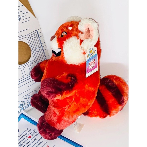 BUILD A BEAR TURNING RED Panda Mei Disney Pixar Plush Stuffed Animal NEW - Picture 9 of 10